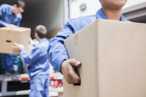Planner reviewing moving route and access risks