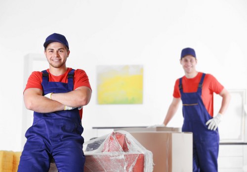 Removal truck for home moves in Norbury