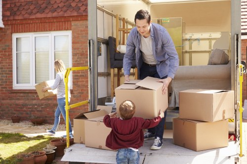 Small moving van for local collections and deliveries in Norbury