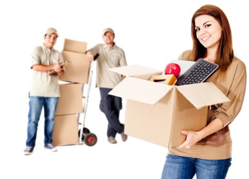 Careful loading of household items during a Norbury move