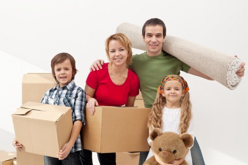 Professional moving service supporting a flat move in Norbury